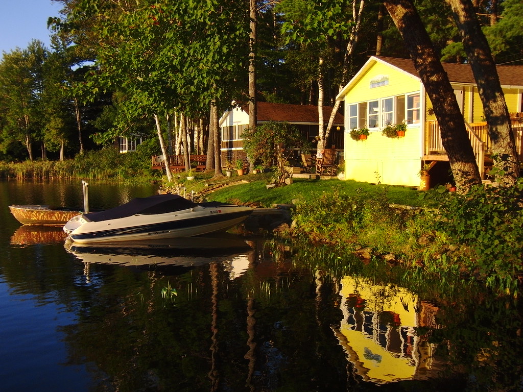 Summer camps on Morrill Pond Hartland, Maine Eric Harrison Flickr