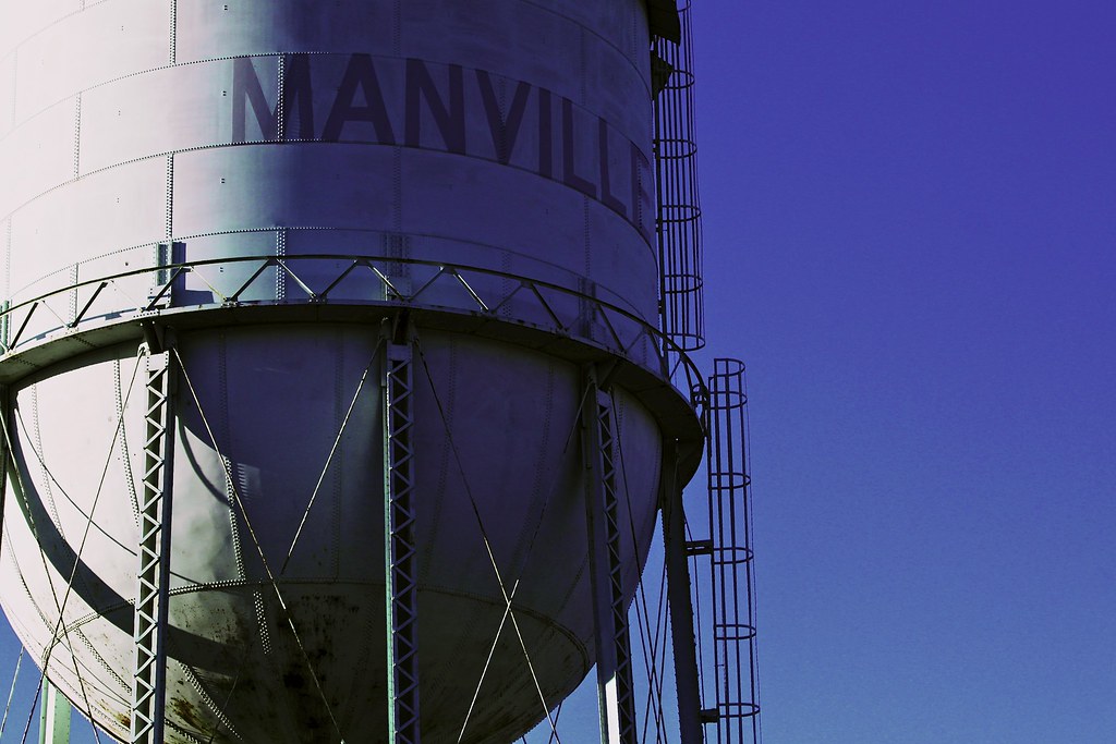 Manville Water Tower. Manville, N.J. Vince Miezejewski Flickr