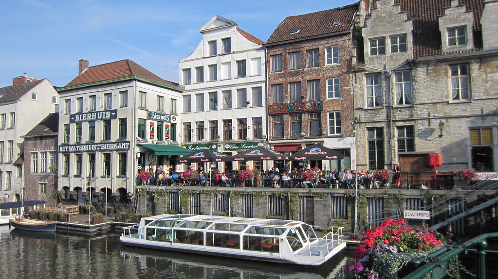 Ghent (BE) Beer café Gent Waterhuis aan de Bierkant … Flickr