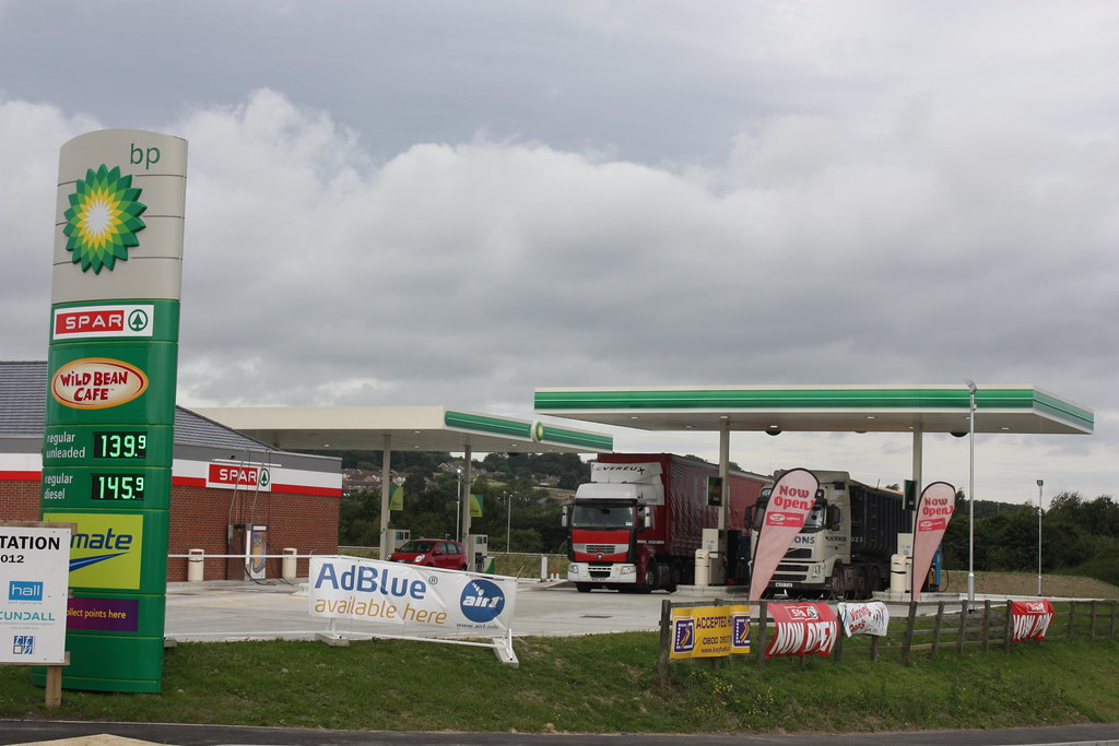 BP, Alnwick Northumberland. A brand new station just off t… Flickr