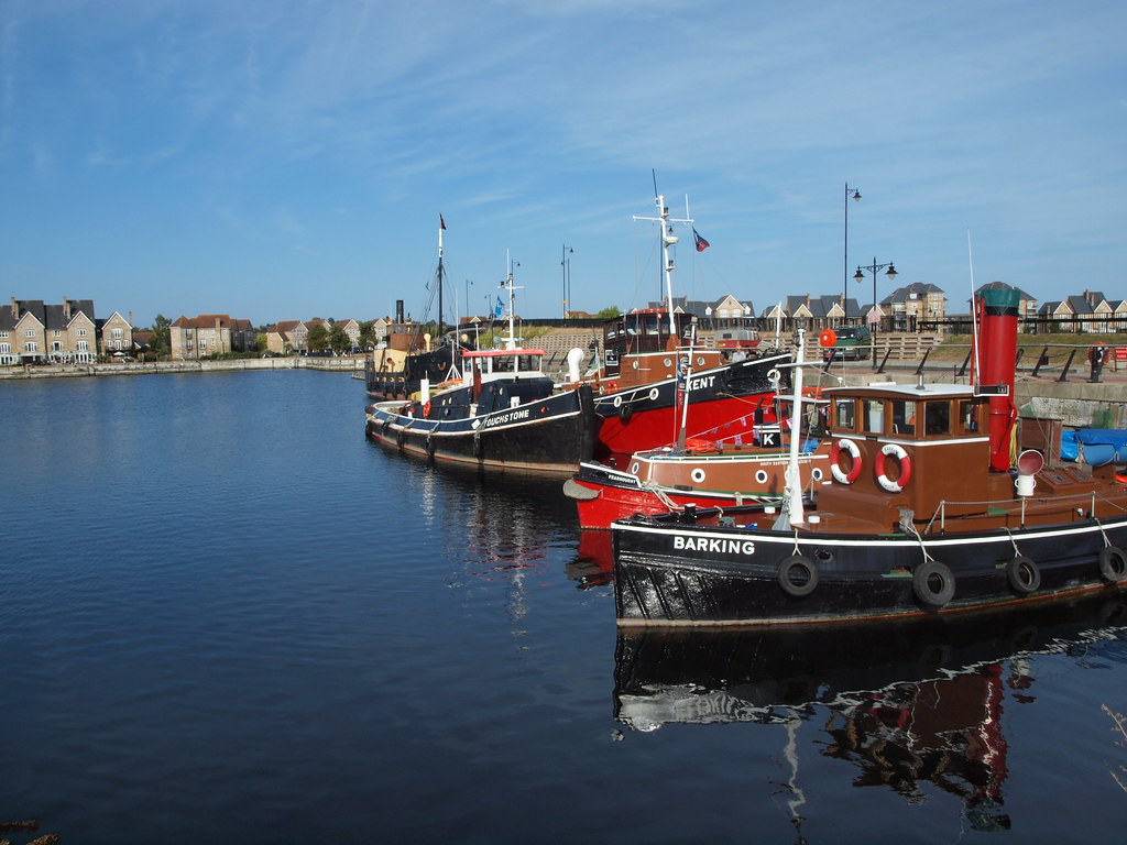 Tug boats Chatham marina Simon Bolton Flickr