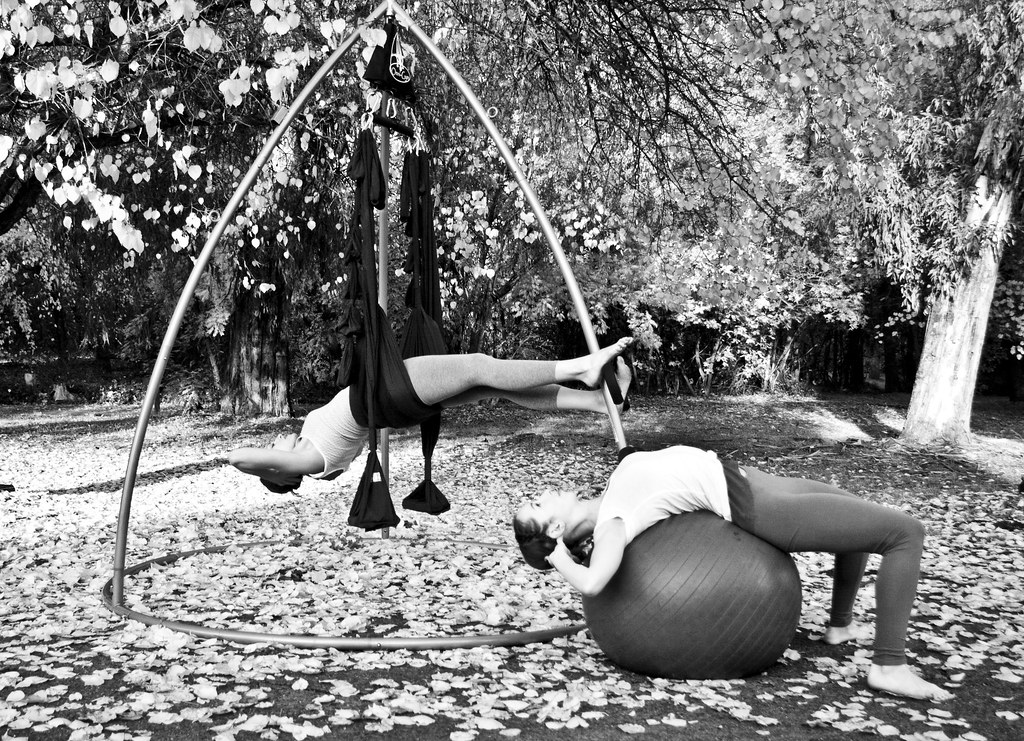 Acro Yoga Swinging Perfect Compliments Aerial yogaswingi… Flickr