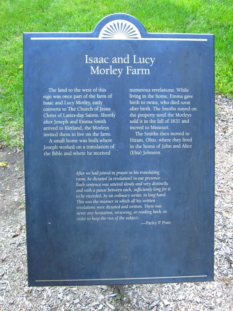 Isaac Morley Farm, Kirtland, Ohio This land was once part … Flickr