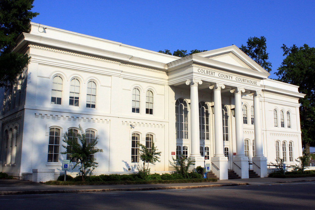 Colbert County Courthouse 1974 Entrance Tuscumbia, AL Flickr