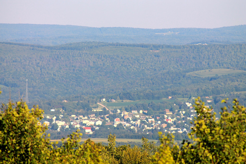 Salisbury, PA from Mt. Davis Fire Tower Jon Dawson Flickr