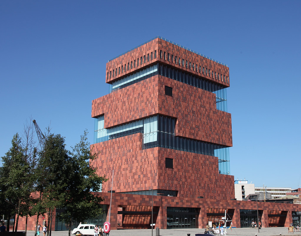 Antwerp, Belgium The "MAS" Museum aan de Stroom, designed … Flickr