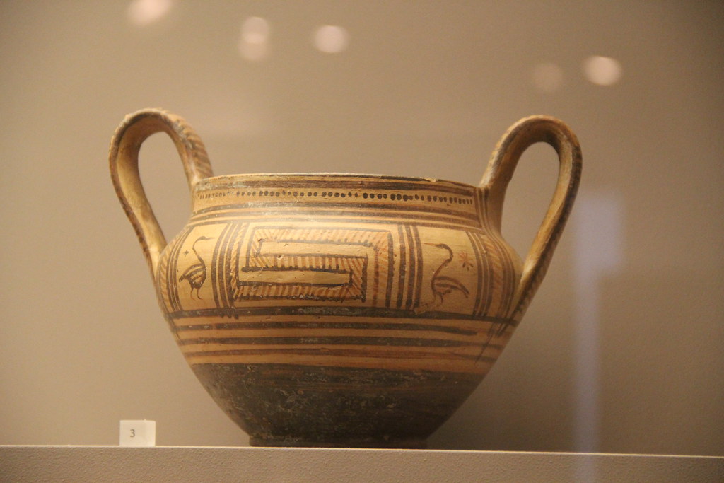 Ancient Greece Geometric Pottery Kantharos Ancient Greek A… Flickr