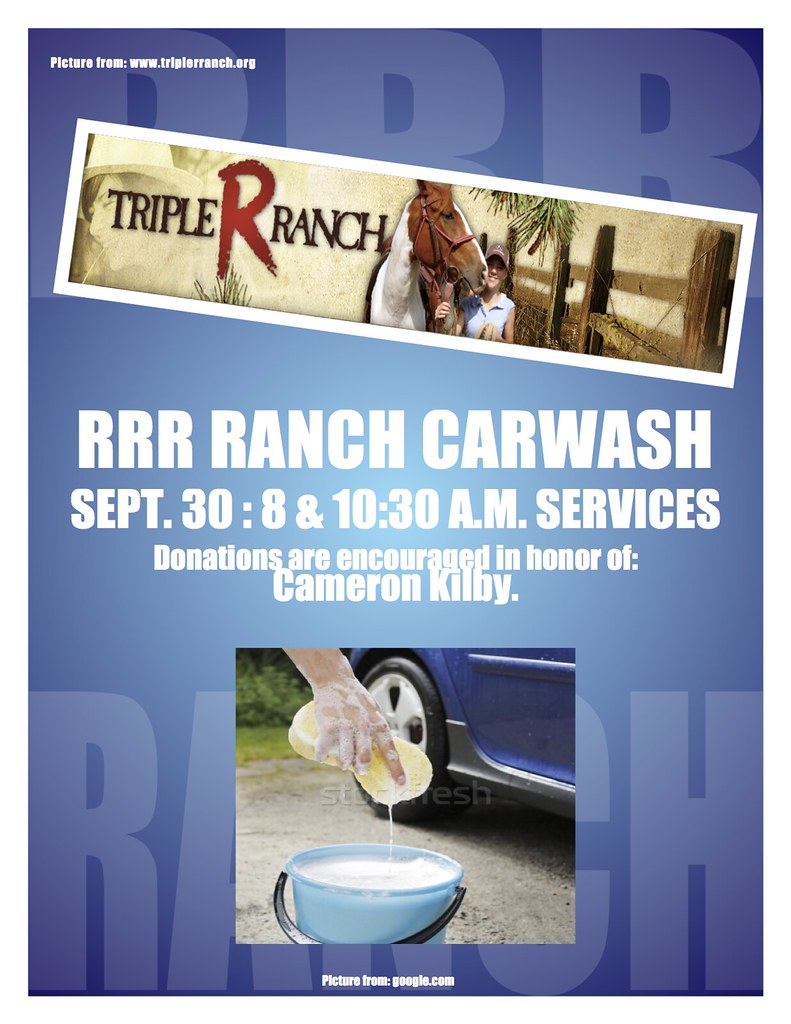RRR Ranch Car Wash, 9/30/12 We held a car wash during the … Flickr
