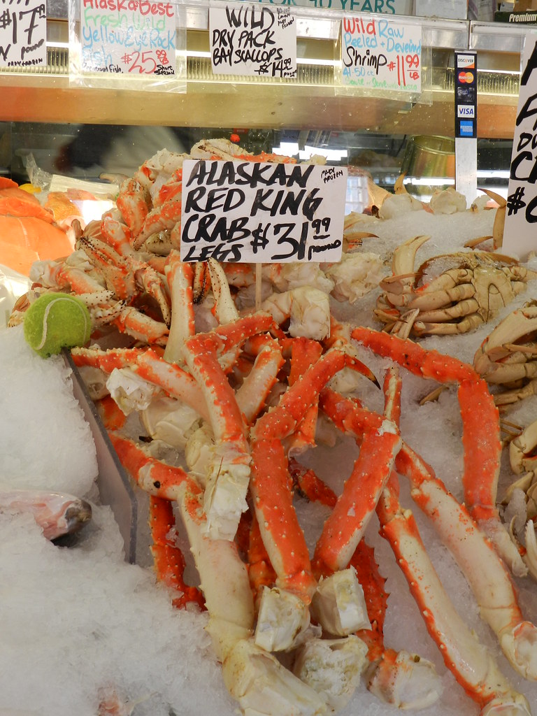 King Crab Legs, Pike Place Market, Seattle Juan Enrique García Flickr