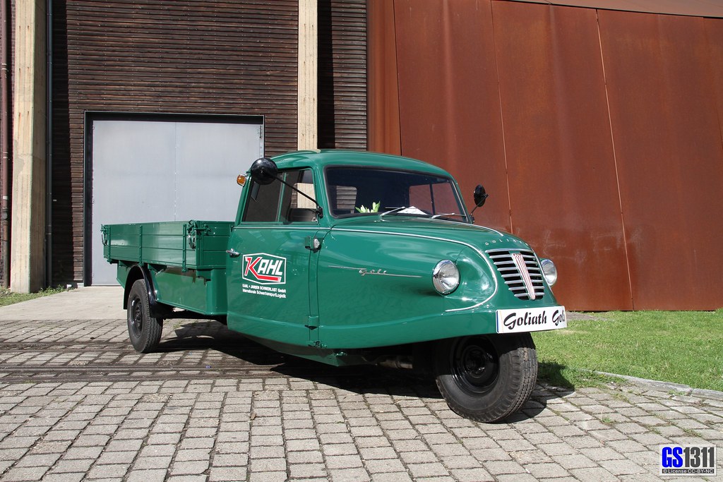 1955 1961 Goliath Goli Goliath was a German car brand st… Flickr