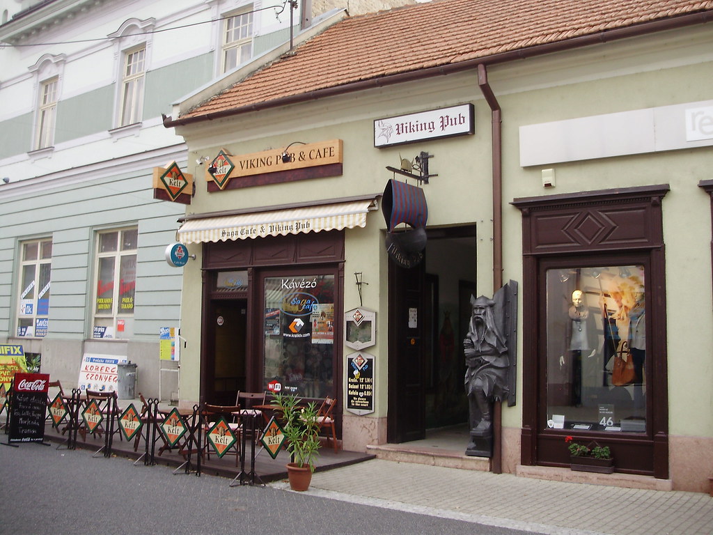 Viking Pub & Cafe Komarno I guess they must have sailed up… Flickr