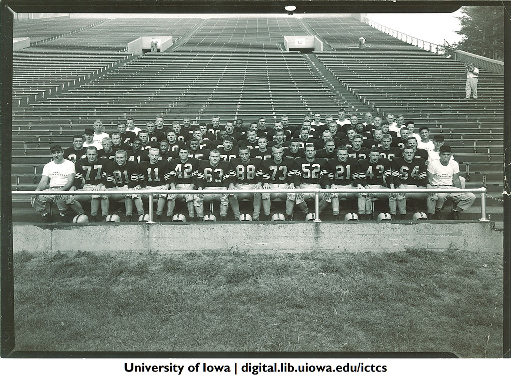 Iowa football team, The University of Iowa, 1953 Creator … Flickr