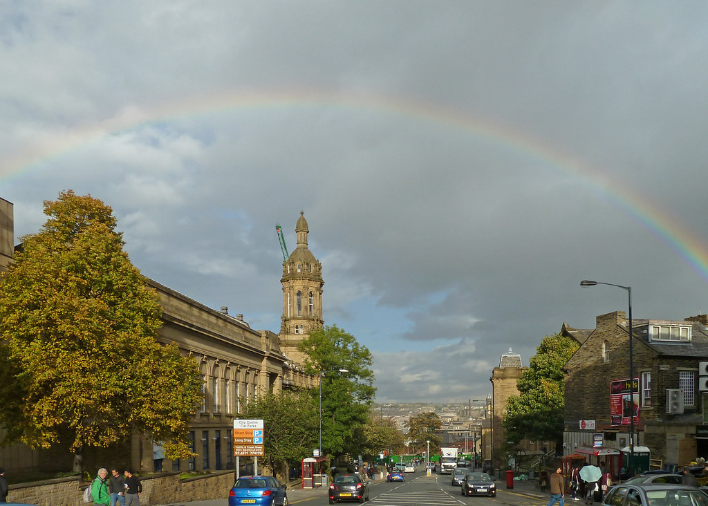 Rainbow over Great Horton Road Bradford Tim Green Flickr
