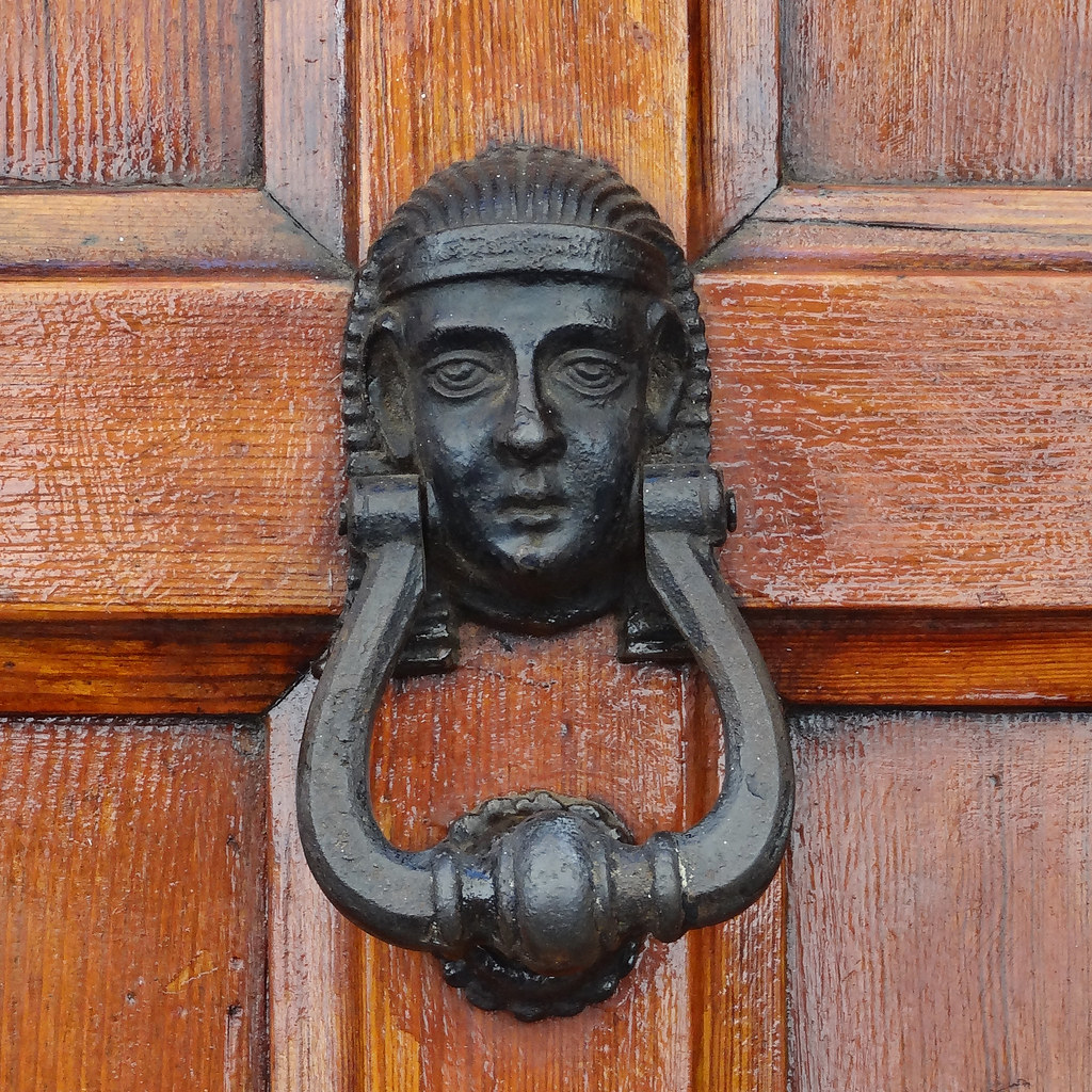 Rome Door Knocker Door knocker seen in the Trastevere area… Terence