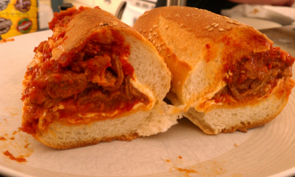IMAG0977 Eggplant Parm grinder from Gaetano's Arthur Avenu… Flickr