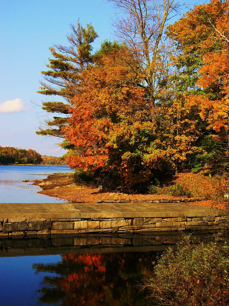 Dam on Big Indian Pond in St. Albans, Maine kevin Flickr
