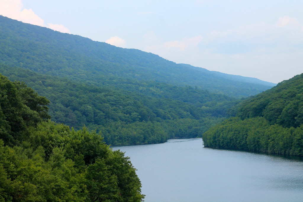 Laurel Creek Reservoir from US 322 Jon Dawson Flickr
