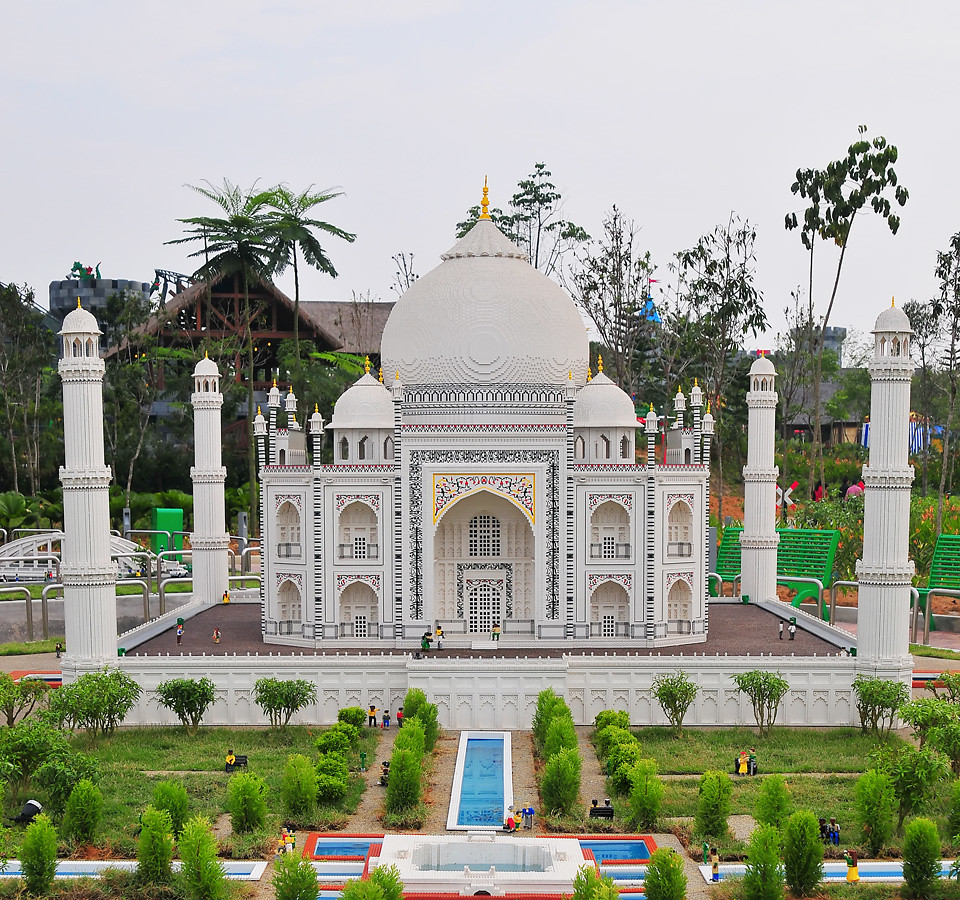 Taj Mahal The famous Taj Mahal Legoland Miniland India Kelvin Lok