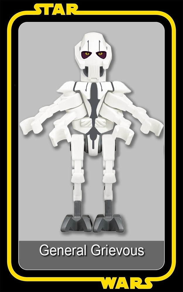 LEGO 3rd General Grievous minifigure concept This is my fa… Flickr