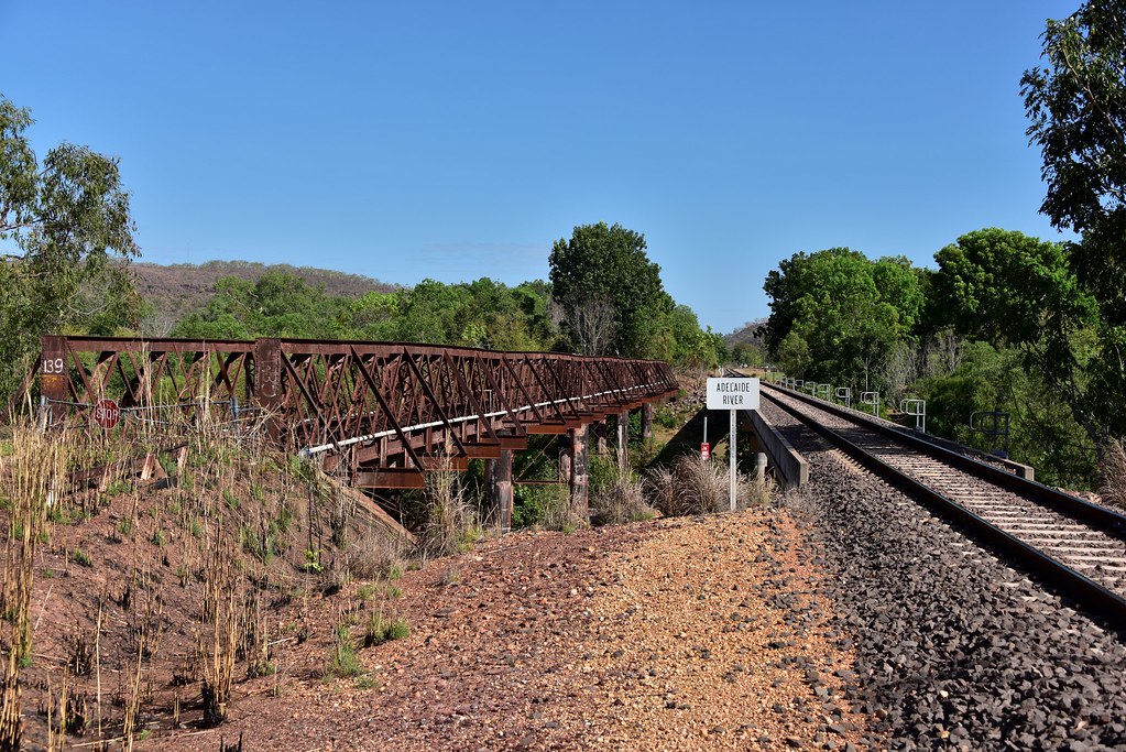 The old and the new Adelaide River rail bridges Northe… Flickr
