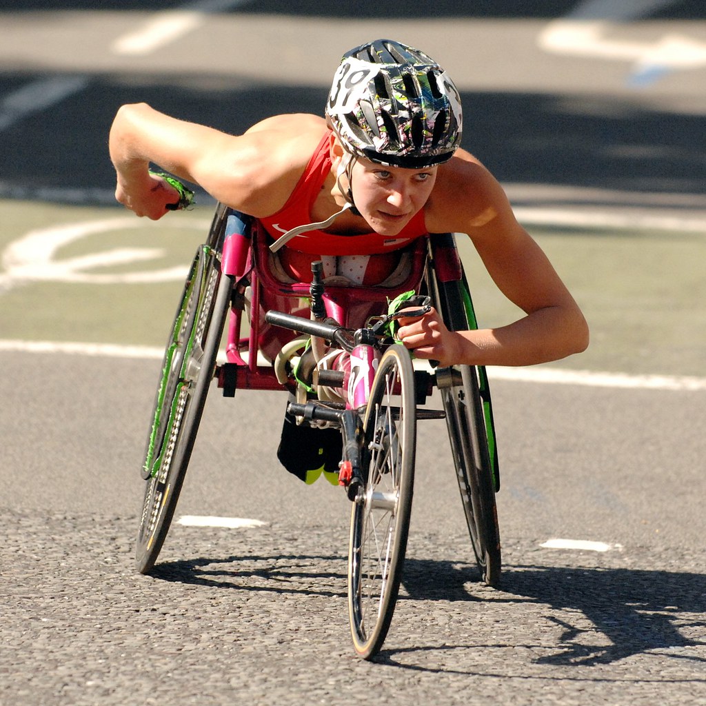 Womens Wheelchair Marathon Paralympic T54 womens