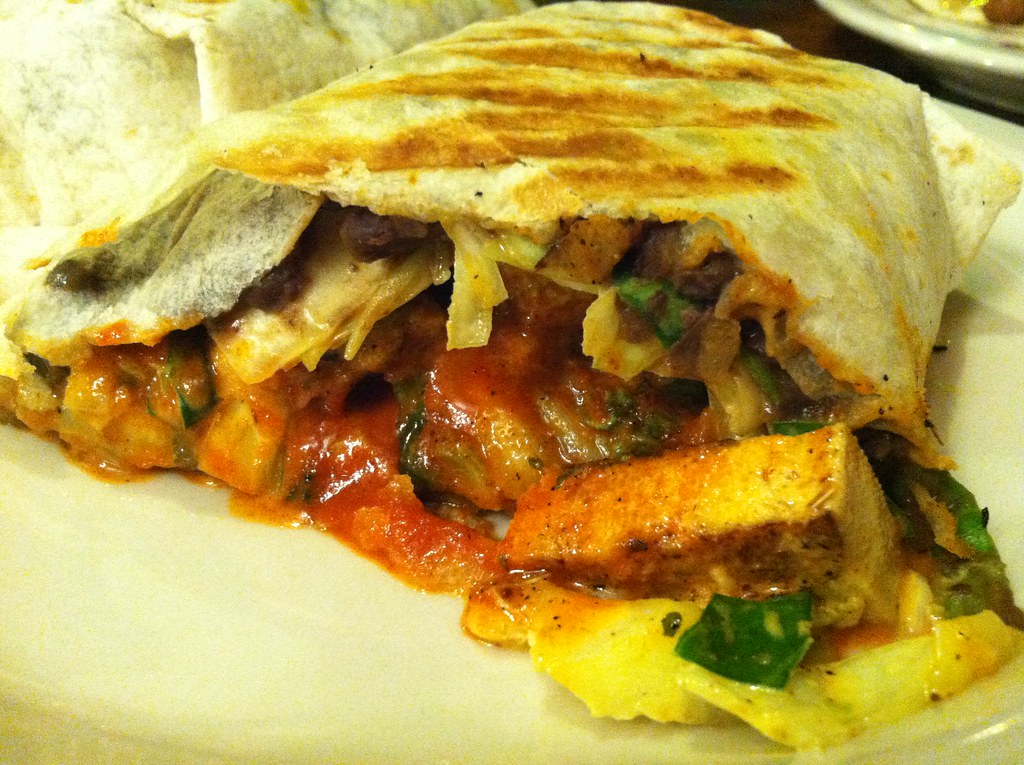 Kimchi Burrito thevegucator Flickr