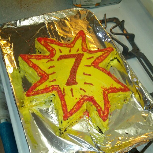 Cordelia's Explosion Cake! (Now with Pop Rocks!) Blake Winton Flickr