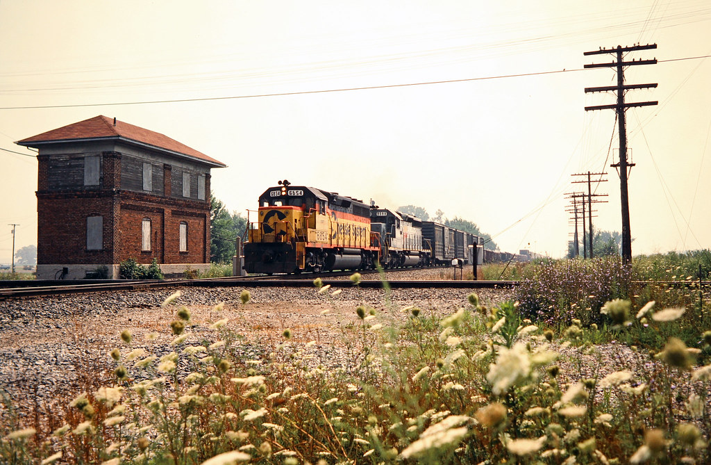 CSXT, Hamler, Ohio, 1989 Westbound CSX Transportation frei… Flickr