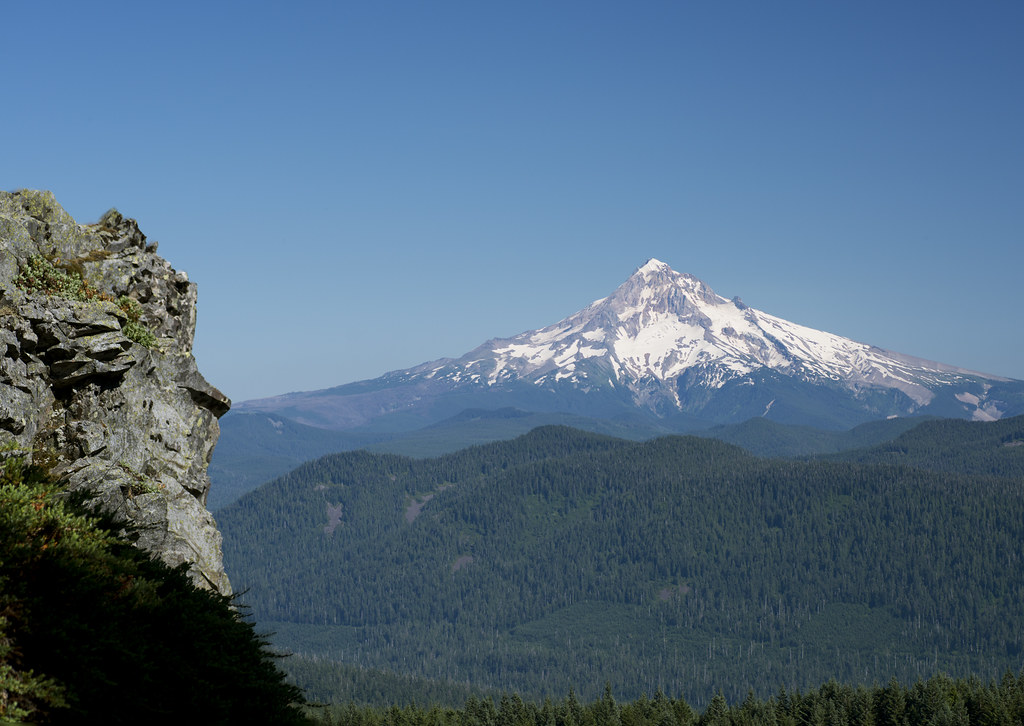 Mount Hood Seen from Larch Mountain, a few miles east of T… Flickr