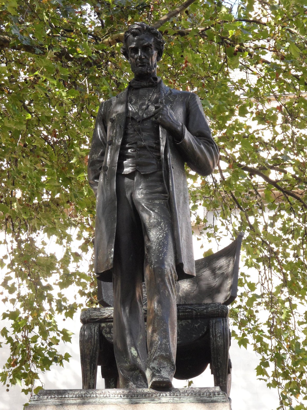 Statues of American Presidents in London Flickr