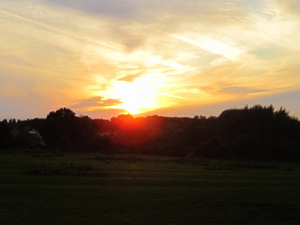 Coventry Sunset A ridge and furrow field near St Bartholom… Flickr