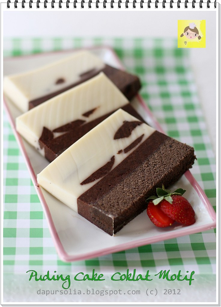 Puding Cake Coklat Motif | Shirley Theresia | Flickr