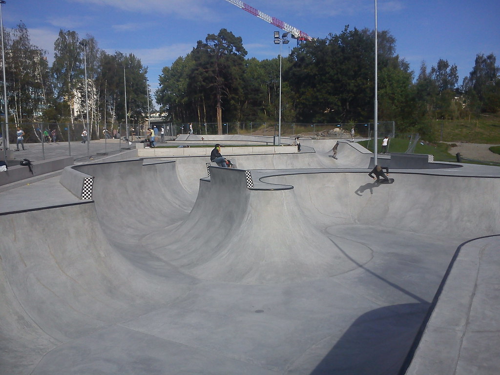Highvalley Skatepark Skateboard park, Högdalen Stockholm. PerOlof Forsberg Flickr