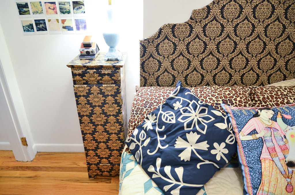 Decoupage Night Stand See more on www.starsforstreetlights… Flickr