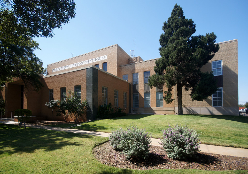 Andrews County Courthouse Andrews, Texas 1939 robert e weston jr