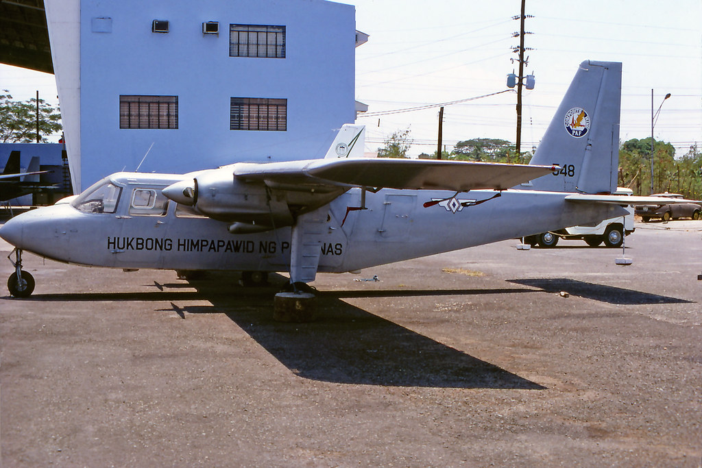 548. Philippine air force BN2 Islander. Compsite Wing. 19… Flickr