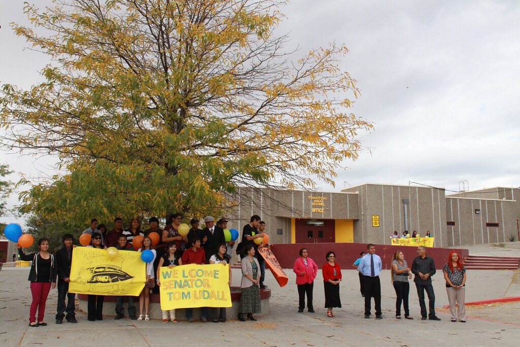 Tom Visits Tohatchi High School Sen. Udall meets with stud… Flickr