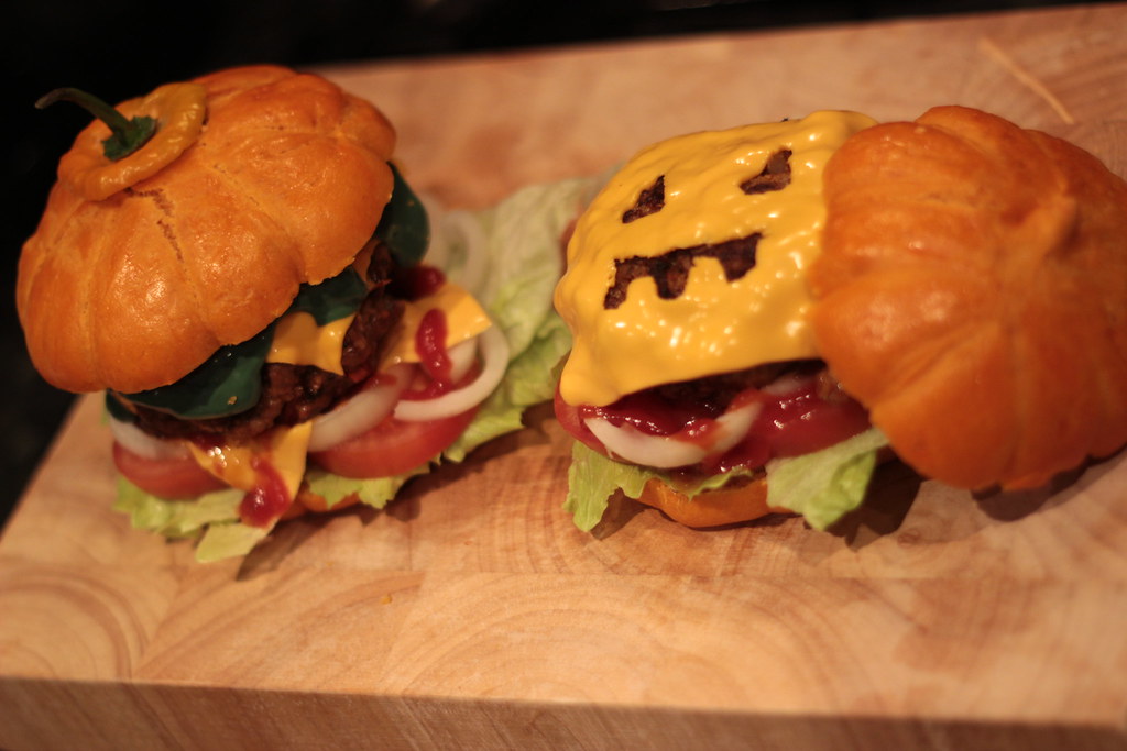 Halloween Burgers Since it is our first Halloween on our s… Flickr