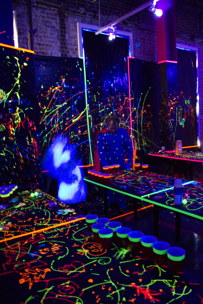 Black Light Party! SweetLabs Flickr
