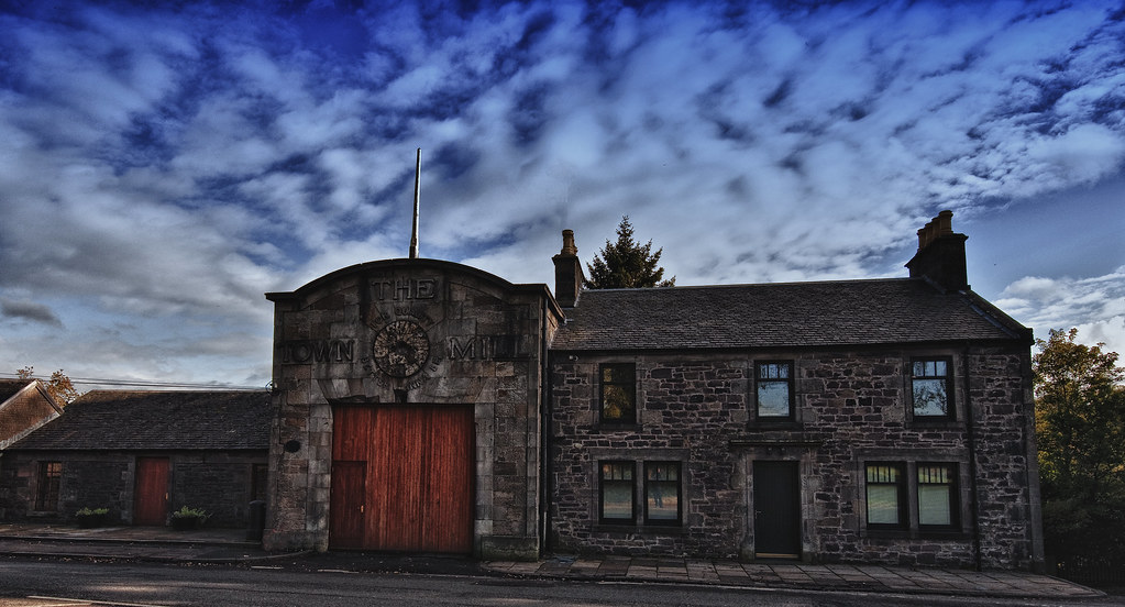 Strathaven Town Mill and Millers house John
