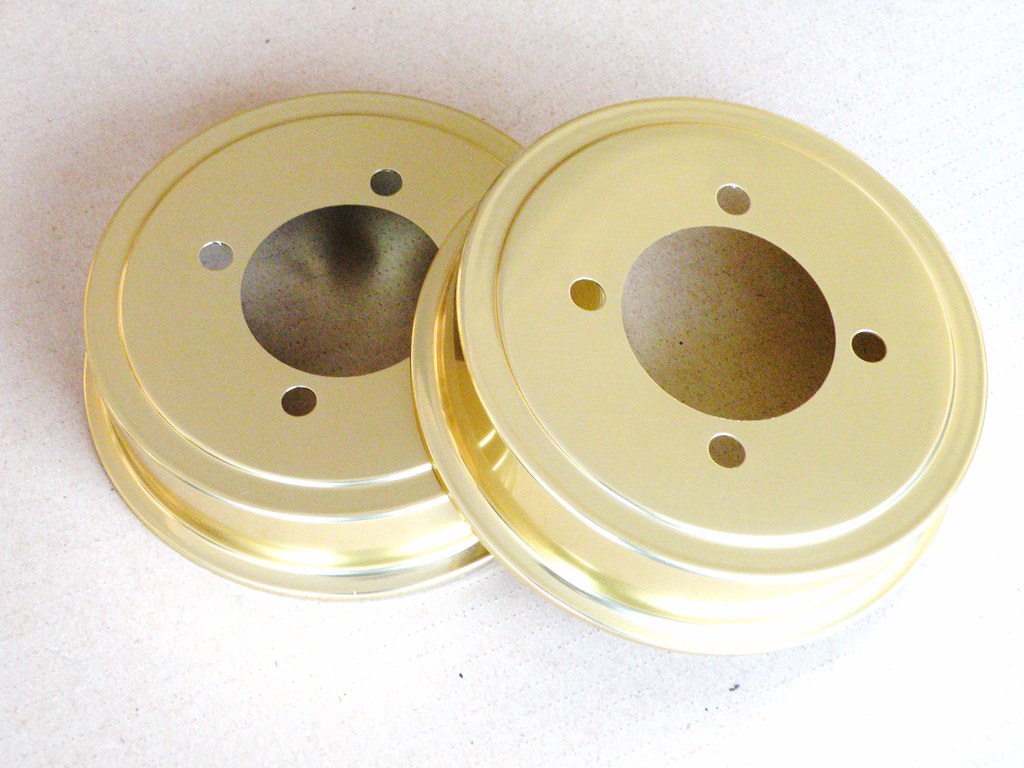 MG MGB Midget Brake Drum Covers Gold We are trade supplier… Flickr