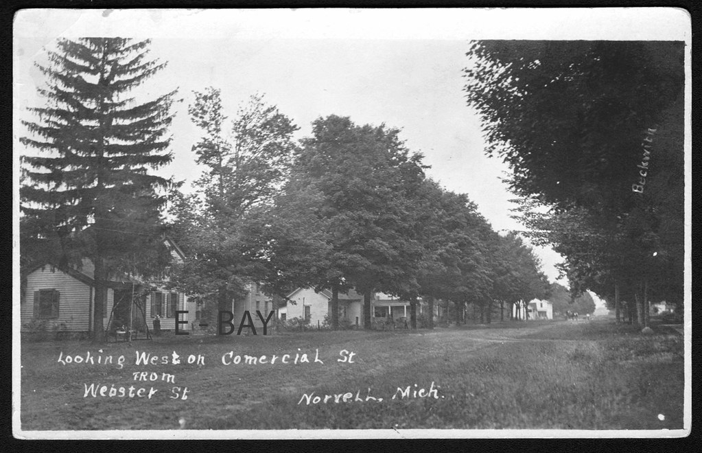 Norvell, Michigan looking west on Commercial St. from W… Flickr