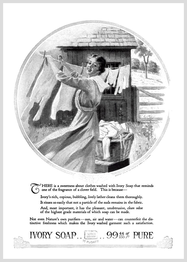 1918 Ivory Soap 99 & 44/100 Pure! 'the distinctive freshn… Flickr