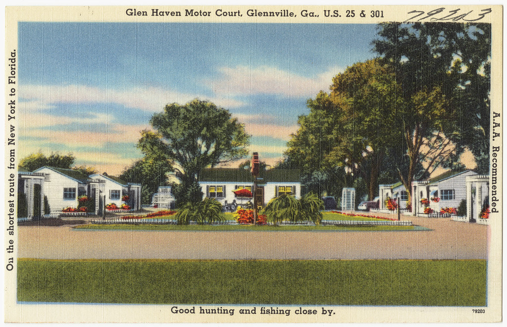Glen Haven Motor Court, Glennville, Ga., U.S. 25 & 301, on… Flickr