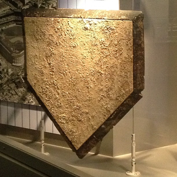 Last home plate used at Ebbets Field, Brooklyn Dodgers Flickr