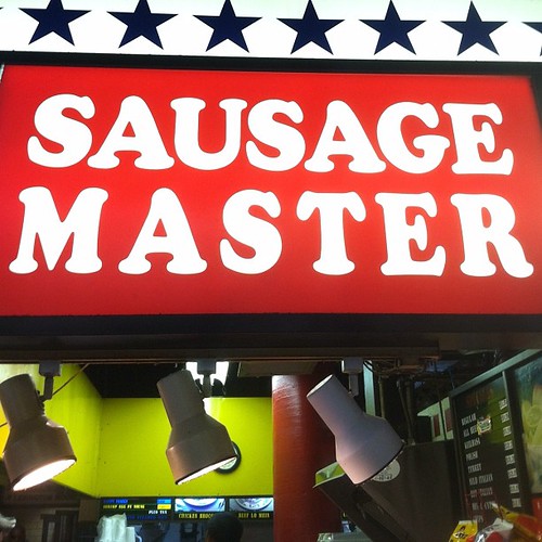 Actual name of hot dog and sausage stand Andrew Hazlett Flickr