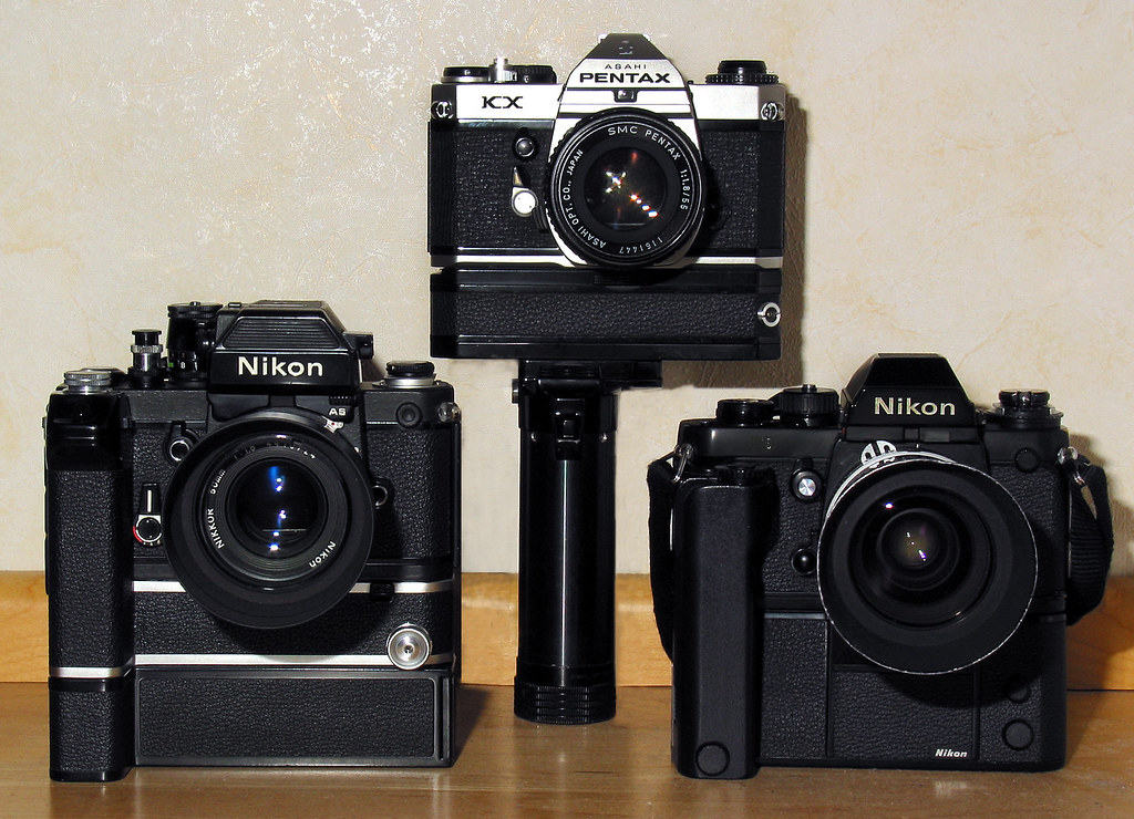 Motor drive beasts Nikon F2 (5 pics/sec.), Nikon F3 (6… Flickr