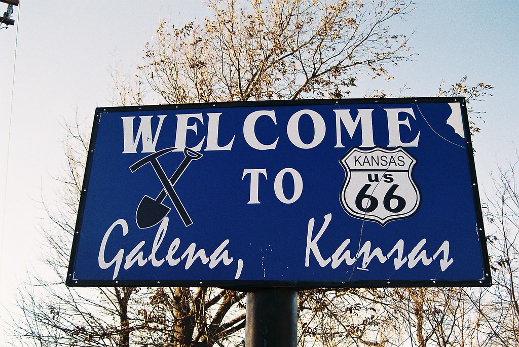 66 sign to Galena, Kansas The shortest, but perhaps the be… Flickr