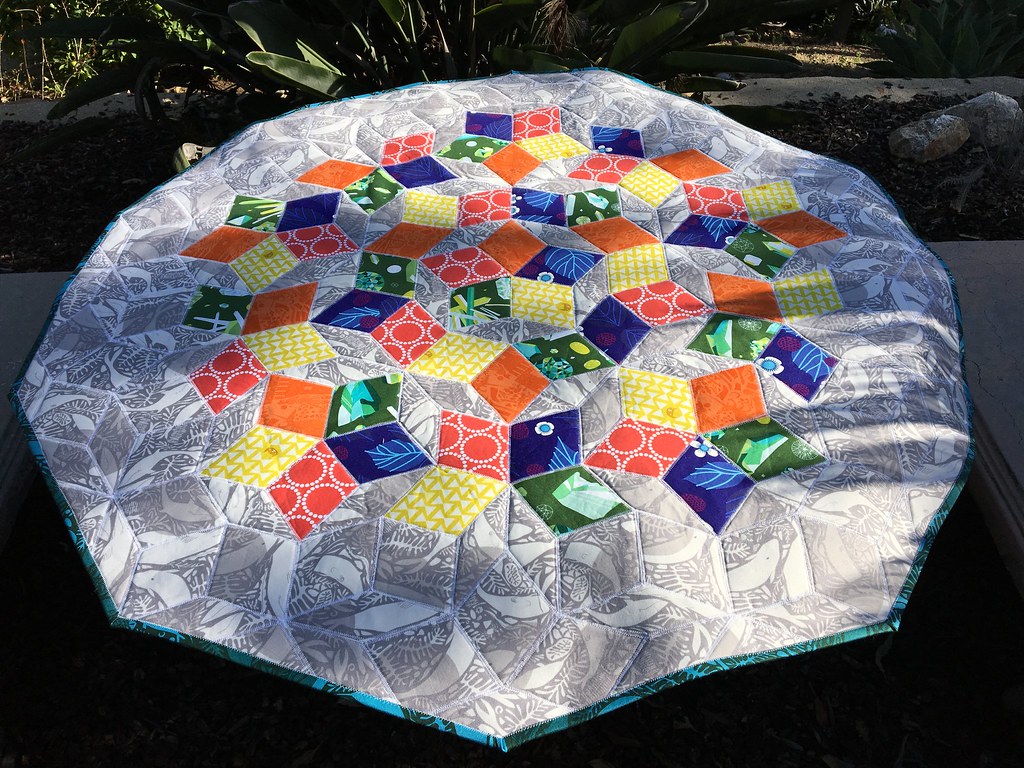 10sided Penrose Tile quilt Made for the 1Q 2016 SDMQG Liz… Flickr