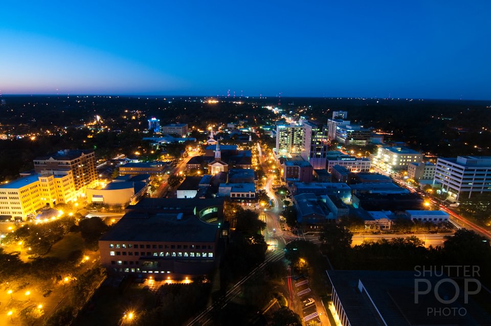 Tallahassee At Night little city at sunset. Spencer Hopkins Flickr